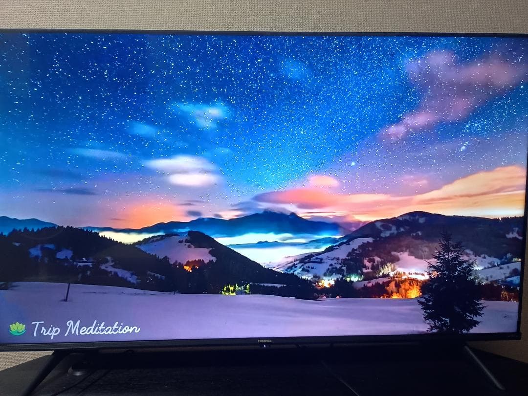 2023年製　Hisense50V型　4K液晶テレビ　A6H　サウンドバー付