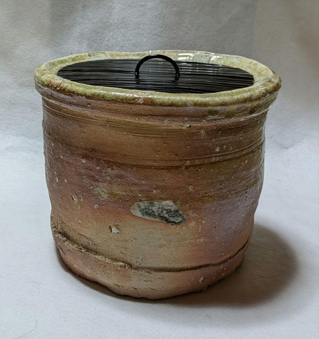 茶道具 水指 信楽 寺垣外窯 杉本貞光 共箱 立花大亀 推薦