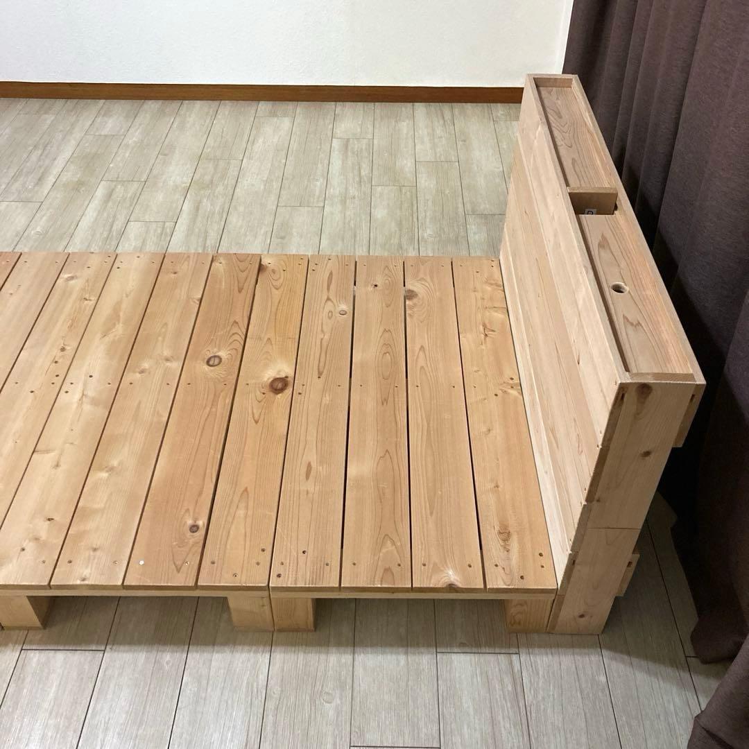 【自社配送限定販売】パレットラボ/シングルサイズベッドフレーム