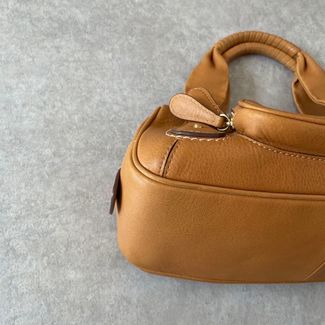 美品【定価7万】レア土屋鞄 ラフィネミディアムバンドショルダー ハンドバッグ