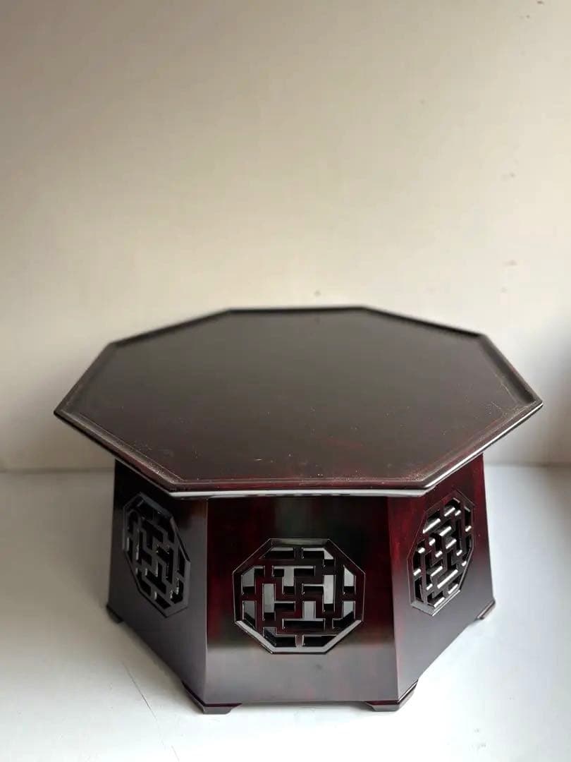 761 李朝家具 八角膳 小盤② 杏子通板 ソバン ヴィンテージ 美品 韓国
