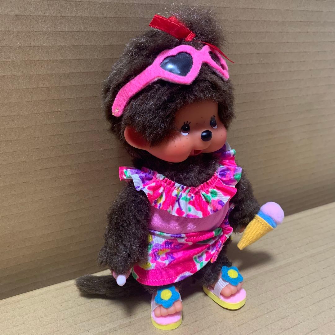 【希少】モンチッチ　水着　ピンク　アイス　MONCHHICHI