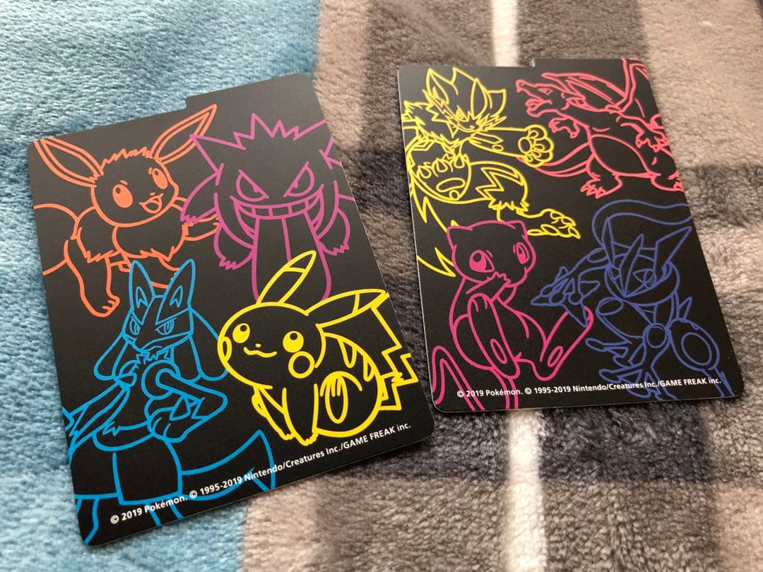 ポケモン プレイマット デッキケース デッキシールド neon color
