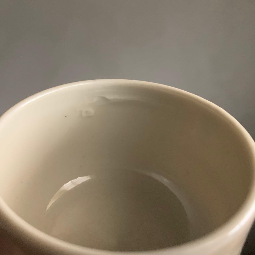 古伊万里 白磁 胴紐 半筒盃 ちょこ ぐい呑み 酒器 古美術 古道具