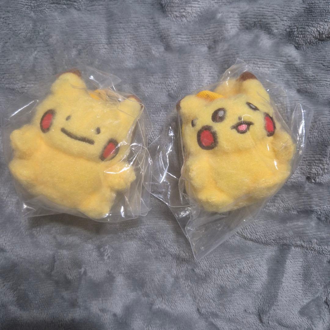 【韓国限定】ポケモン メタモン ピカチュウ マスコット 2点セット