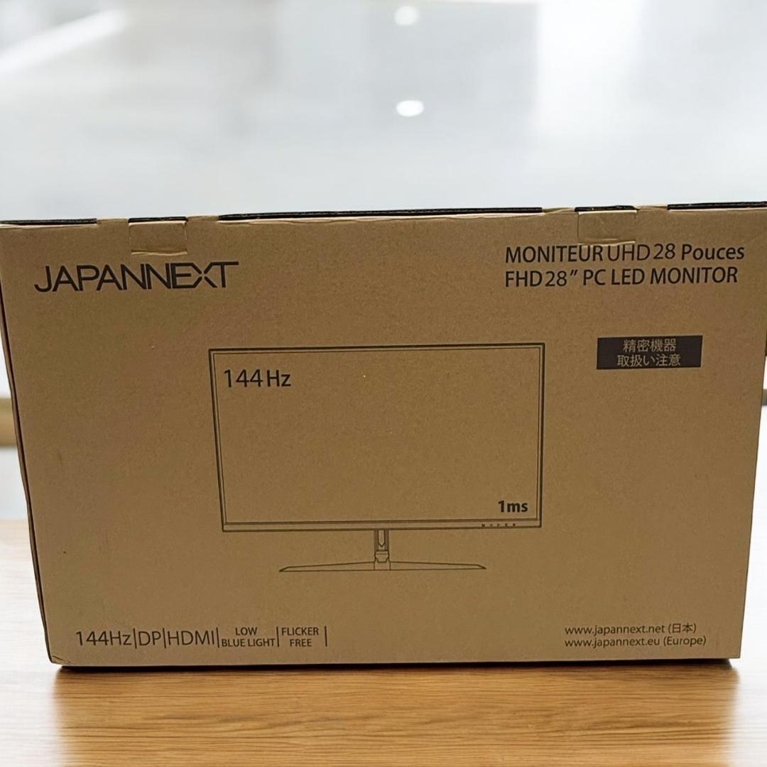 ほぼ未使用 ジャパンネクスト JN-IPS28G144UHDR ゲーミングモニタ