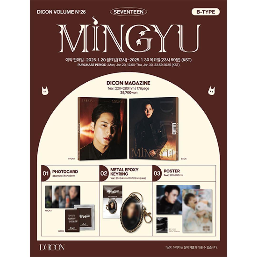 【新品未開封5種】ミーニー DICON SEVENTEEN ウォヌ ミンギュ