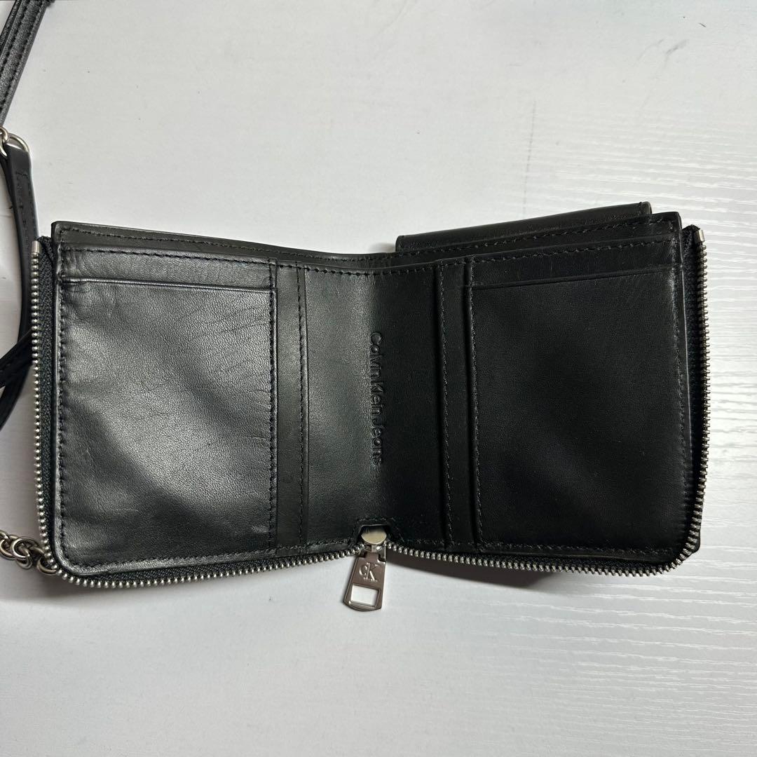 【大人気❗️】   財布 黒 ロゴ