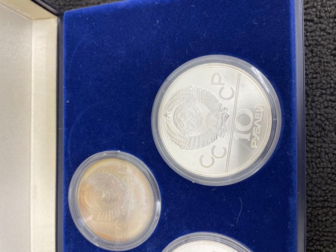 モスクワオリンピック 1980年 プルーフ セット 5枚 記念銀貨