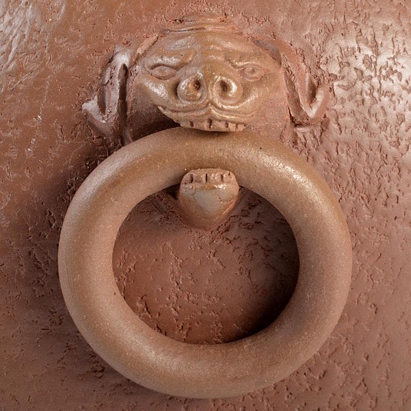 中国　紫砂　朱泥　急須　茶壷　D　R7266