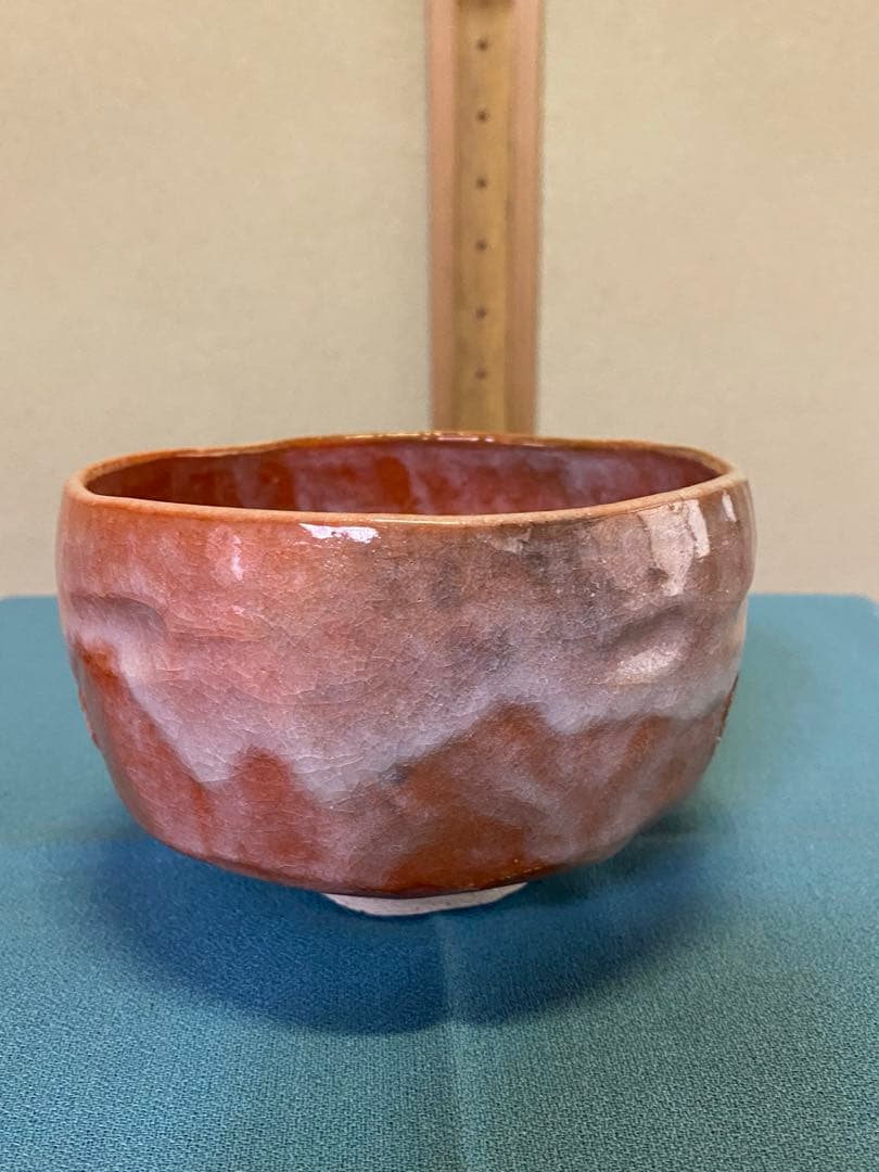 ⭐️本日限定⭐️茶道具/赤茶碗 小川長楽 五つ印赤茶碗 共箱