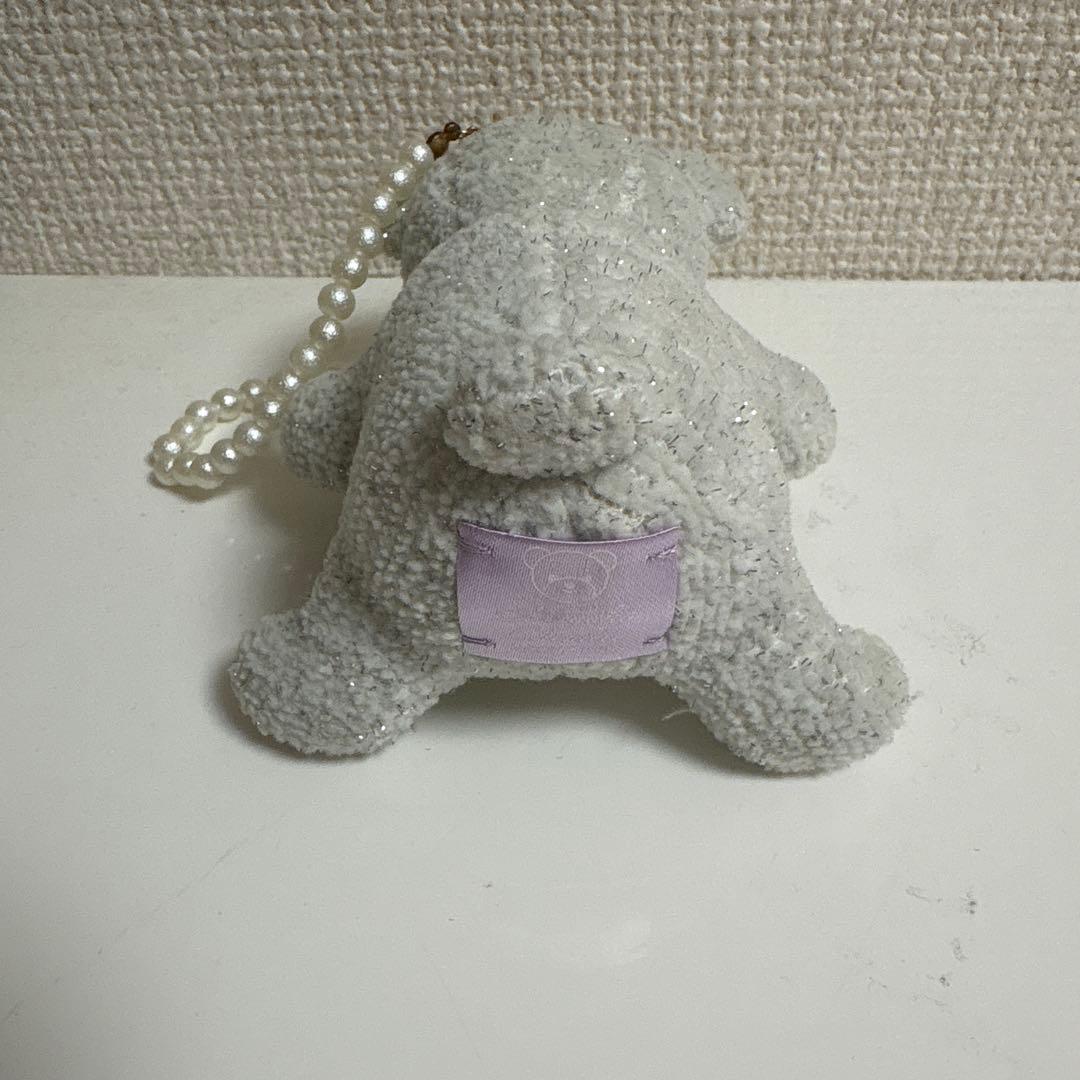 まゆこシェニール　シェニールベア　水色