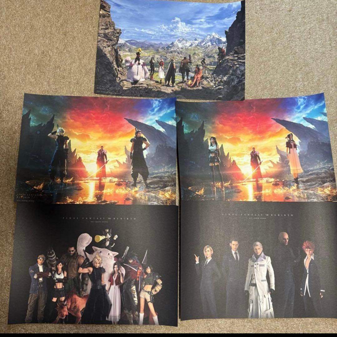 【美品】スクエニカフェ　ファイナルファンタジー　VII FF7 ランチョンマット