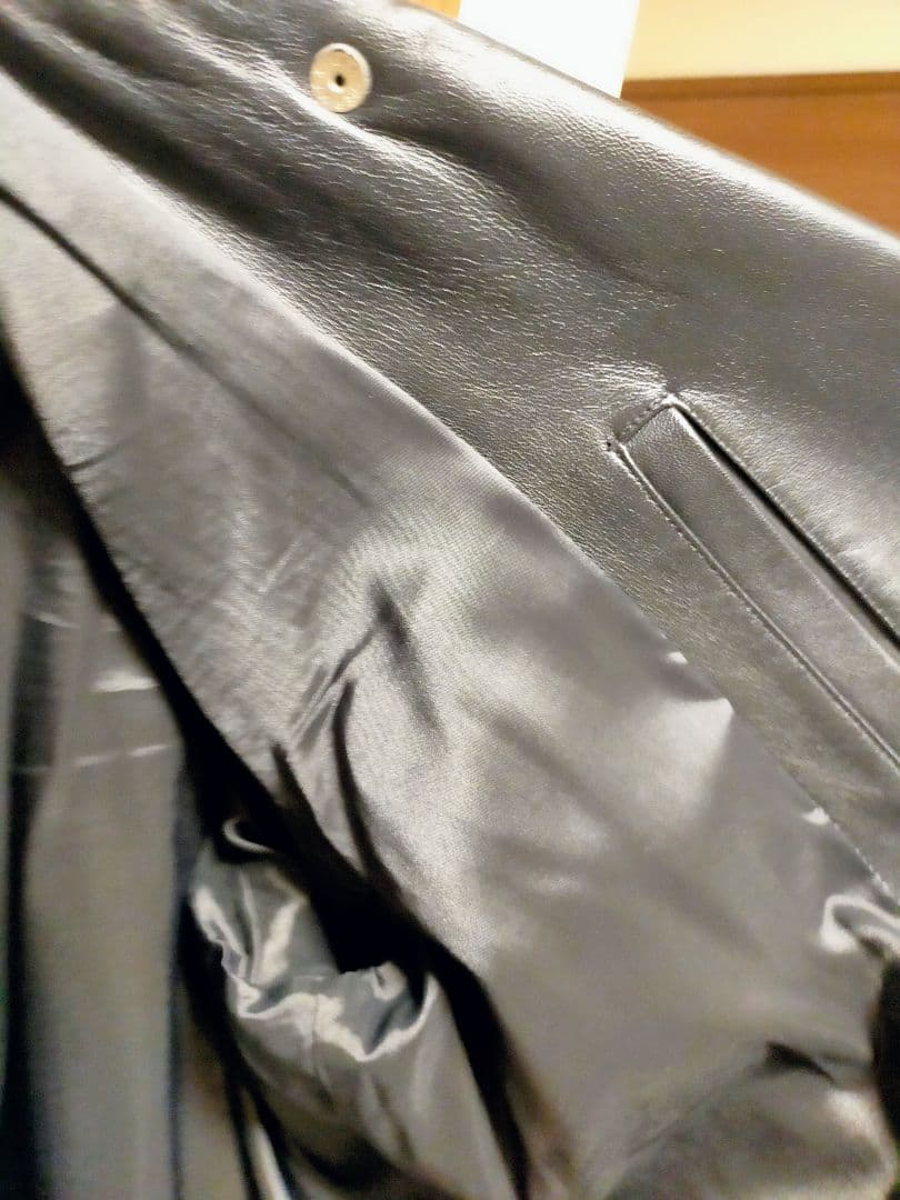 JACKROSE 羊革ダブルライダースジャケット 5(XL)ブラック 美品！