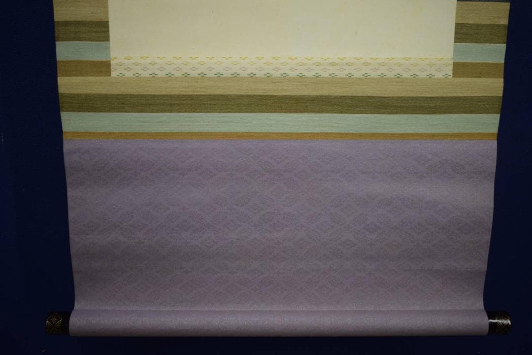 真作/護国山主/慈雲/立雛画賛/七言二句/桐共箱付/布袋屋掛軸HJ-556