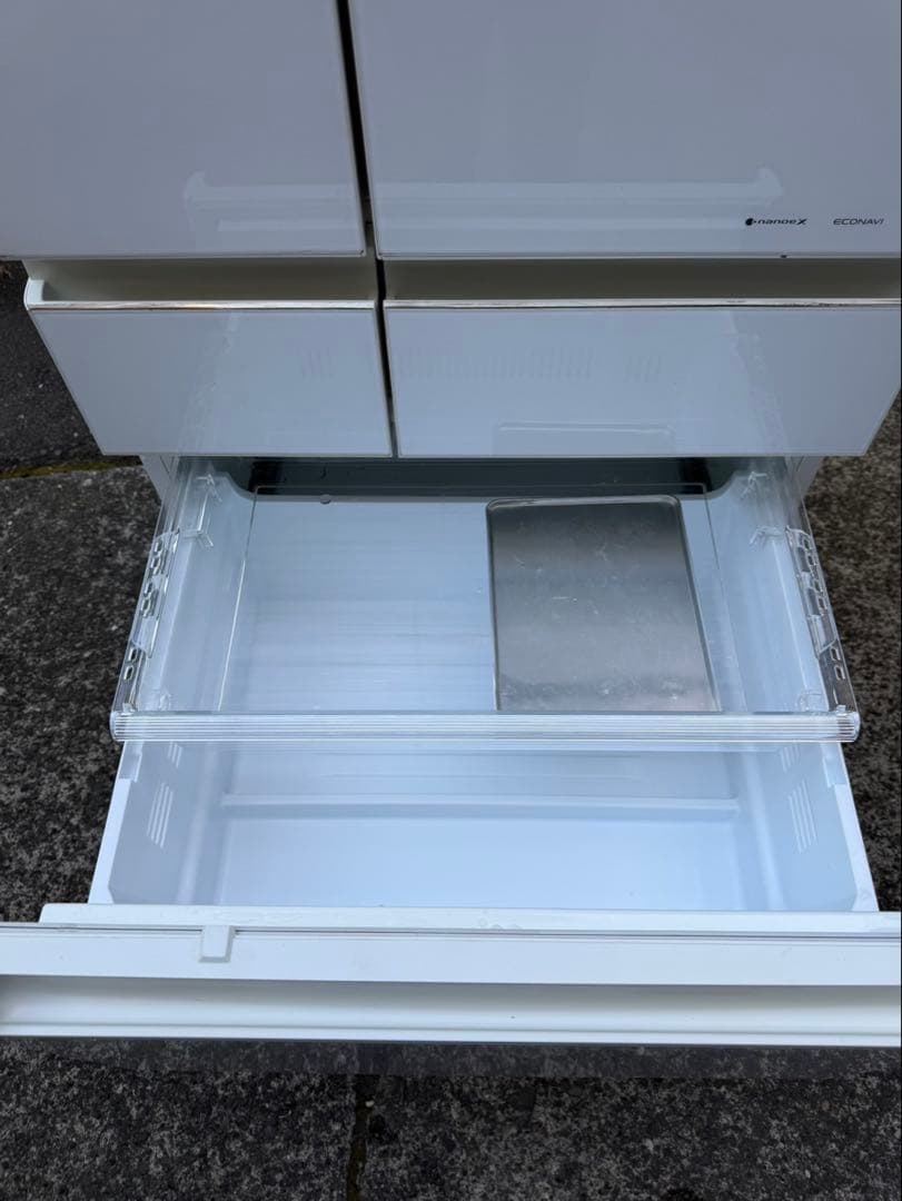 Panasonic 冷蔵庫 2019年製 6ドア NR-SPF454X-W 美品