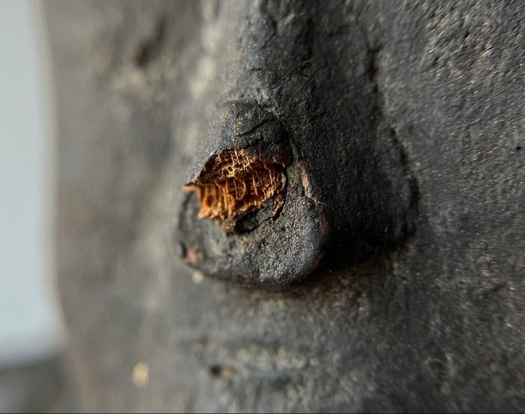 【黎明期の恵比寿木彫 室町時代頃】骨董七福神アンティーク仏像美術彫刻民藝妖怪古事