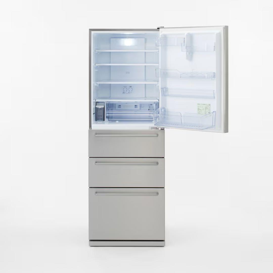 【9/28発送】無印良品ステンレスノンフロン冷蔵庫 MJ-R36SB 355L