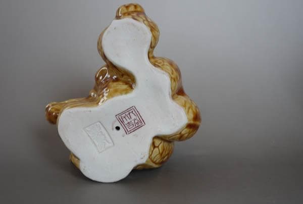 九谷焼　徳田八十吉 龍　竜　フィギュリン　置物 共箱 文化勲章 2354