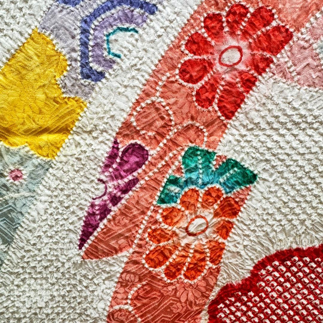 きものヱビス ■ 総絞り絵羽模様 七五三きもの 四つ身