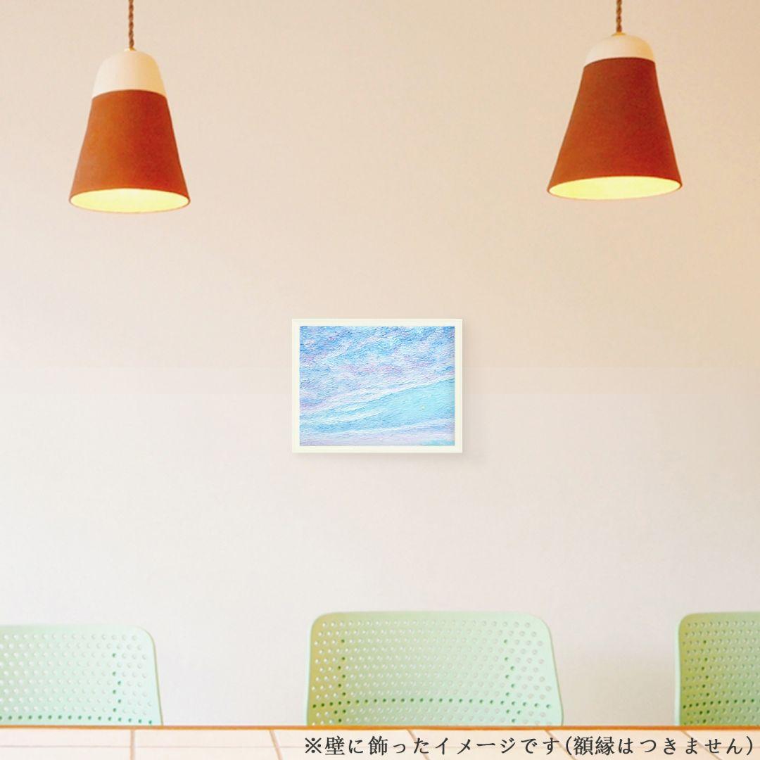 ［匿名で配送］ 一点もの 空 星 油絵 油彩 絵