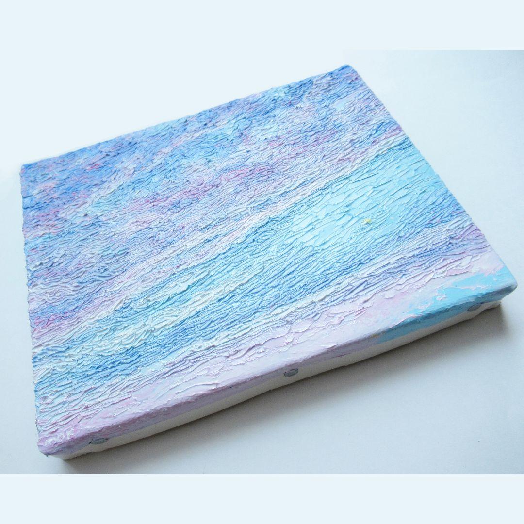 ［匿名で配送］ 一点もの 空 星 油絵 油彩 絵