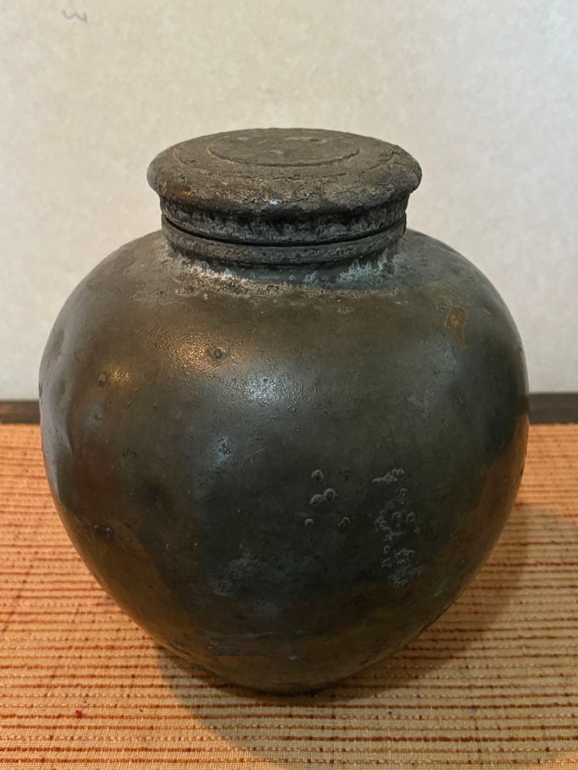 骨董　時代物　茶壺　古錫茶壺　3kg 古美術　アンティーク