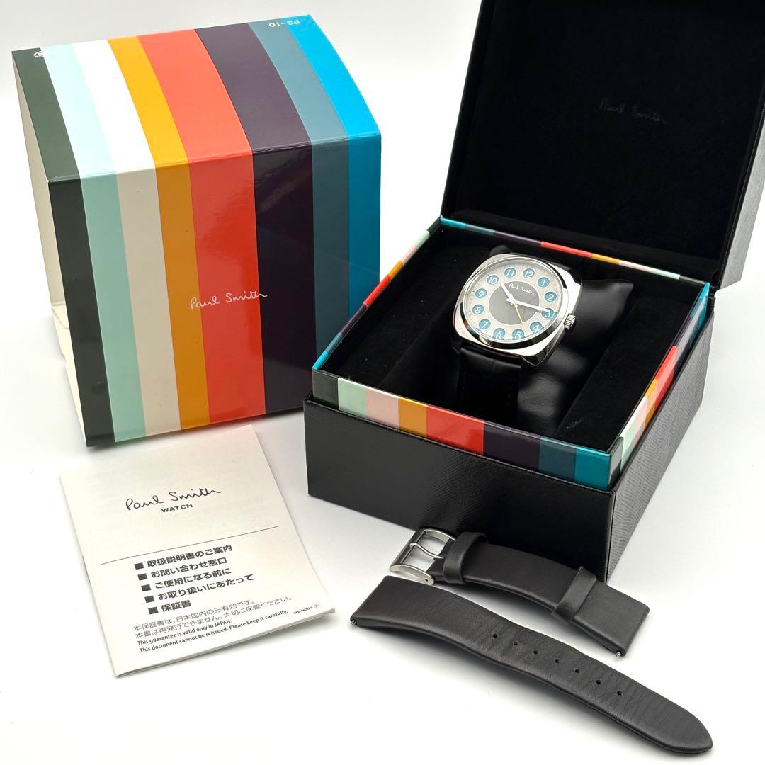 Paul Smith ダイヤル クォーツ 腕時計 グレー メンズ 箱付き