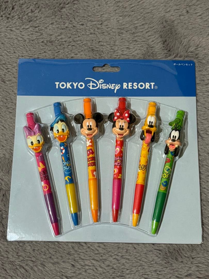 【レトロ】東京ディズニーリゾート ボールペン 6本セット