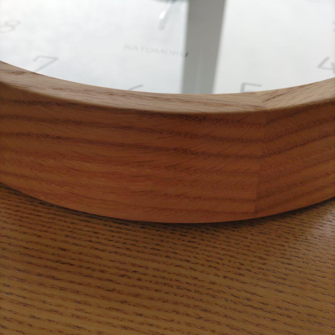 新品未使用　Katomoku SKP電波時計　オーク