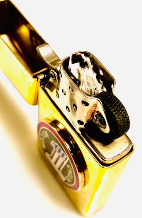 1979年♠︎赤丸No1マーク☆エナメル七宝スター&ストライプ☆AMFハーレー