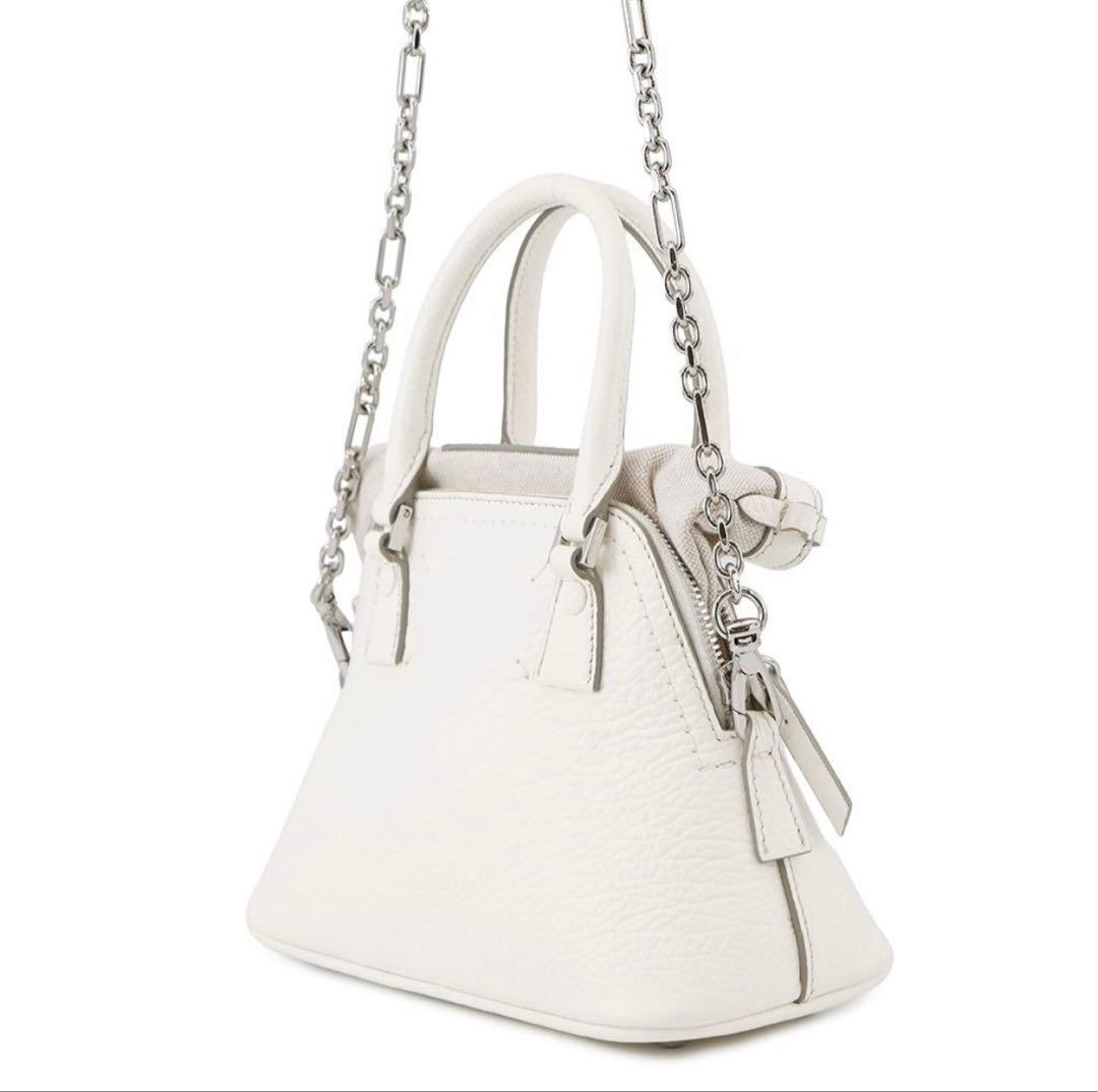 メゾンマルジェラ 5AC マイクロ S56WG0081 2way 白 シロ