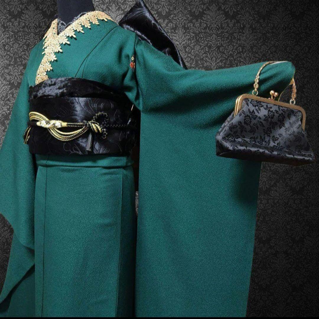 すぴなぁ*̣̩⋆̩*・振袖フルセット(9点)・成人式・色無地振袖