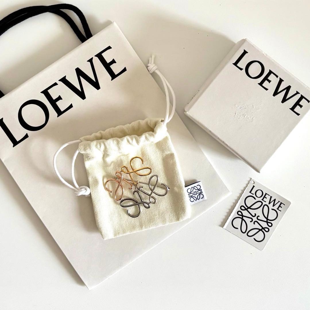 LOEWE アナグラムブローチ マルチカラー