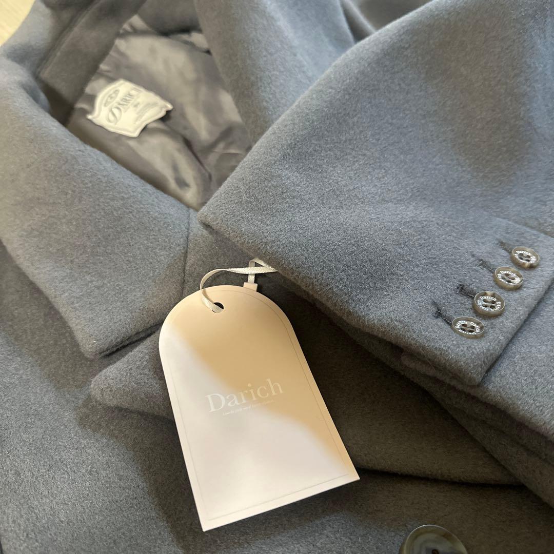 darich ダーリッチ ダブルロングチェスターコート グレー free