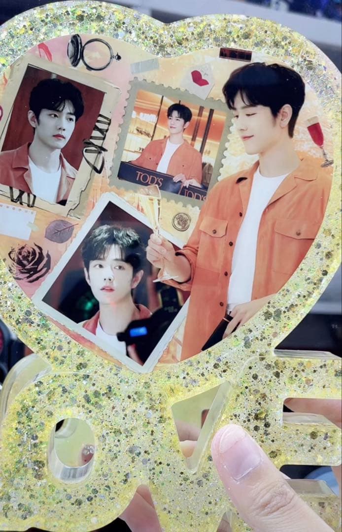 新作 肖戦 超大Loveスタンド　置物 5点セット❣️確認用❣️0110