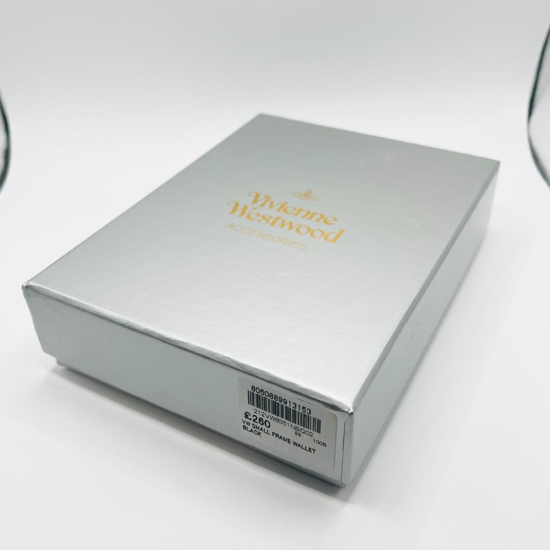 Vivienne Westwood 折財布 黒 白 赤 高級感 おしゃれ 定番