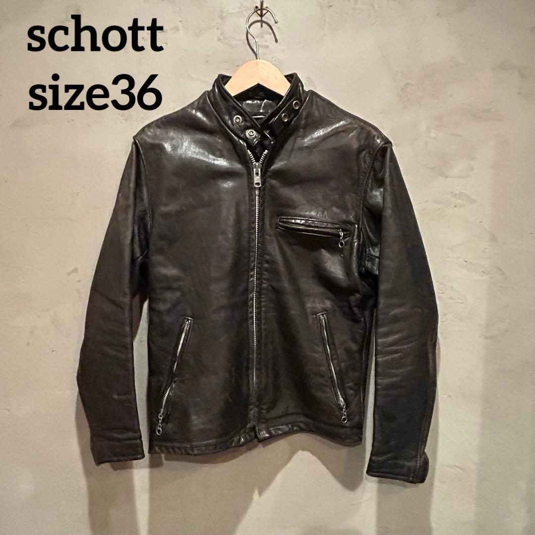 schott ショット　141 シングルライダース　36 レザージャケット