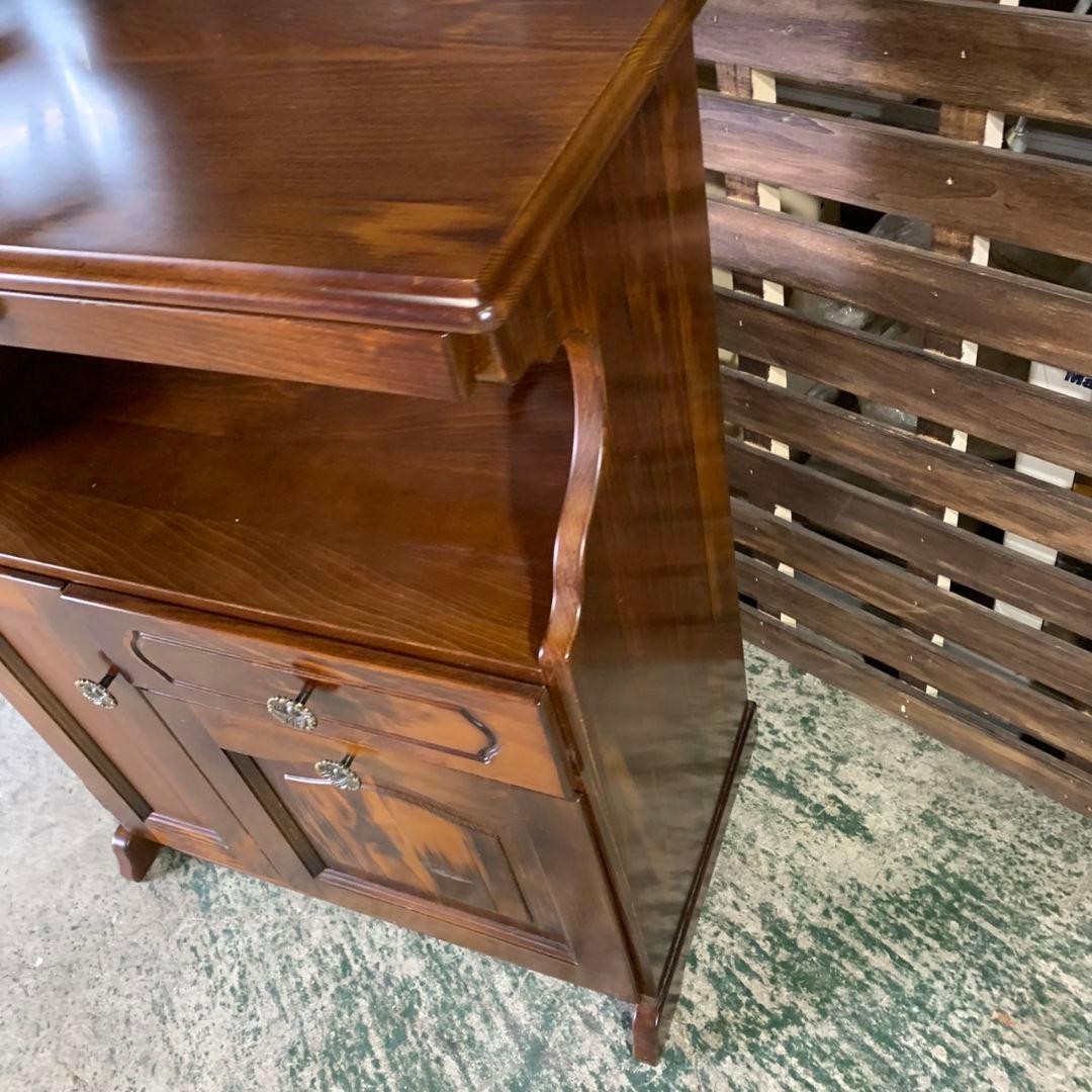 I651 現状品 Karimoku カリモク コロニアル 電話台 サイドチェスト