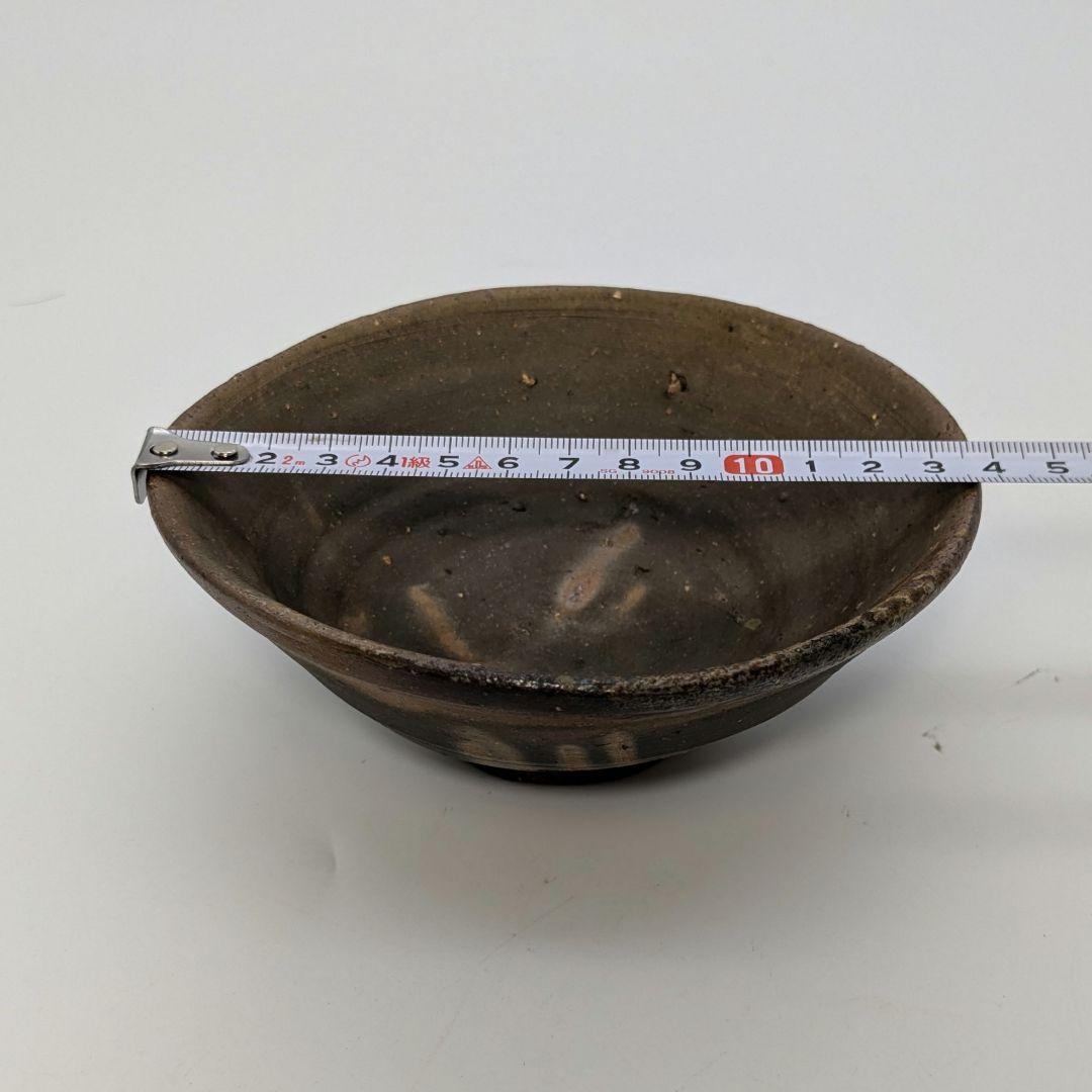 岡山県重要無形文化財 森陶岳 備前焼 金彩緋襷茶盌 合箱 抹茶碗 茶道具 茶器