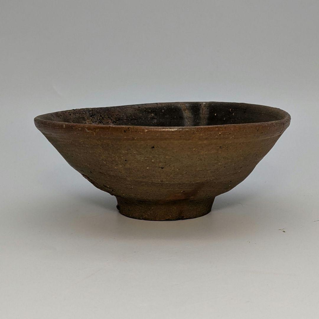 岡山県重要無形文化財 森陶岳 備前焼 金彩緋襷茶盌 合箱 抹茶碗 茶道具 茶器