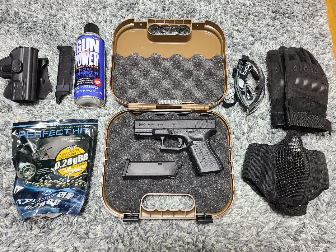 【早い者勝ち】サバゲー初心者セット　エアガン　東京マルGLOCK19Gen4