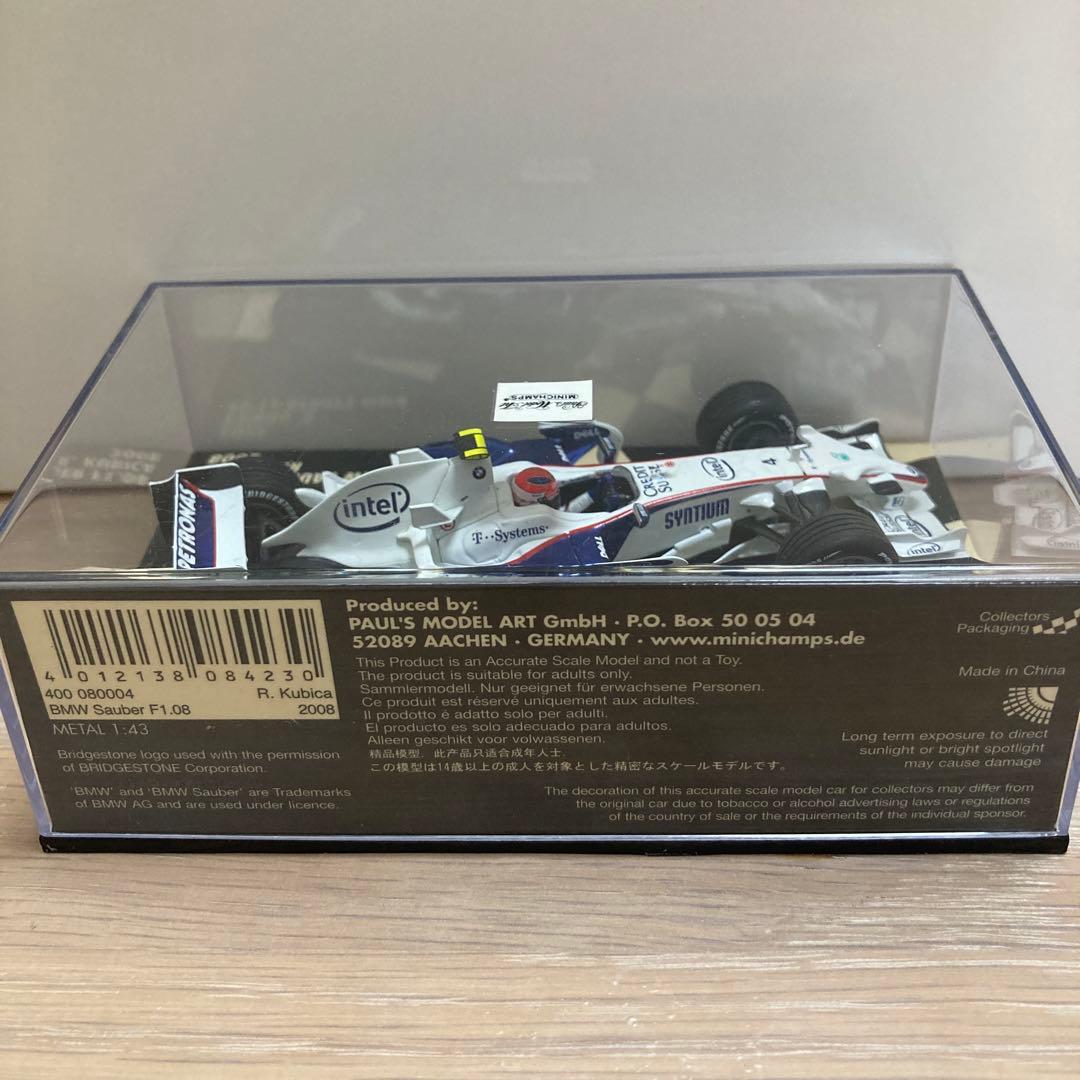 ミニチャンプス　BMW SAUBER クビサ　2008 1/43