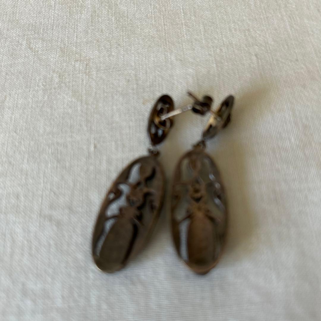 美品　イマック　ブローチ&ピアス