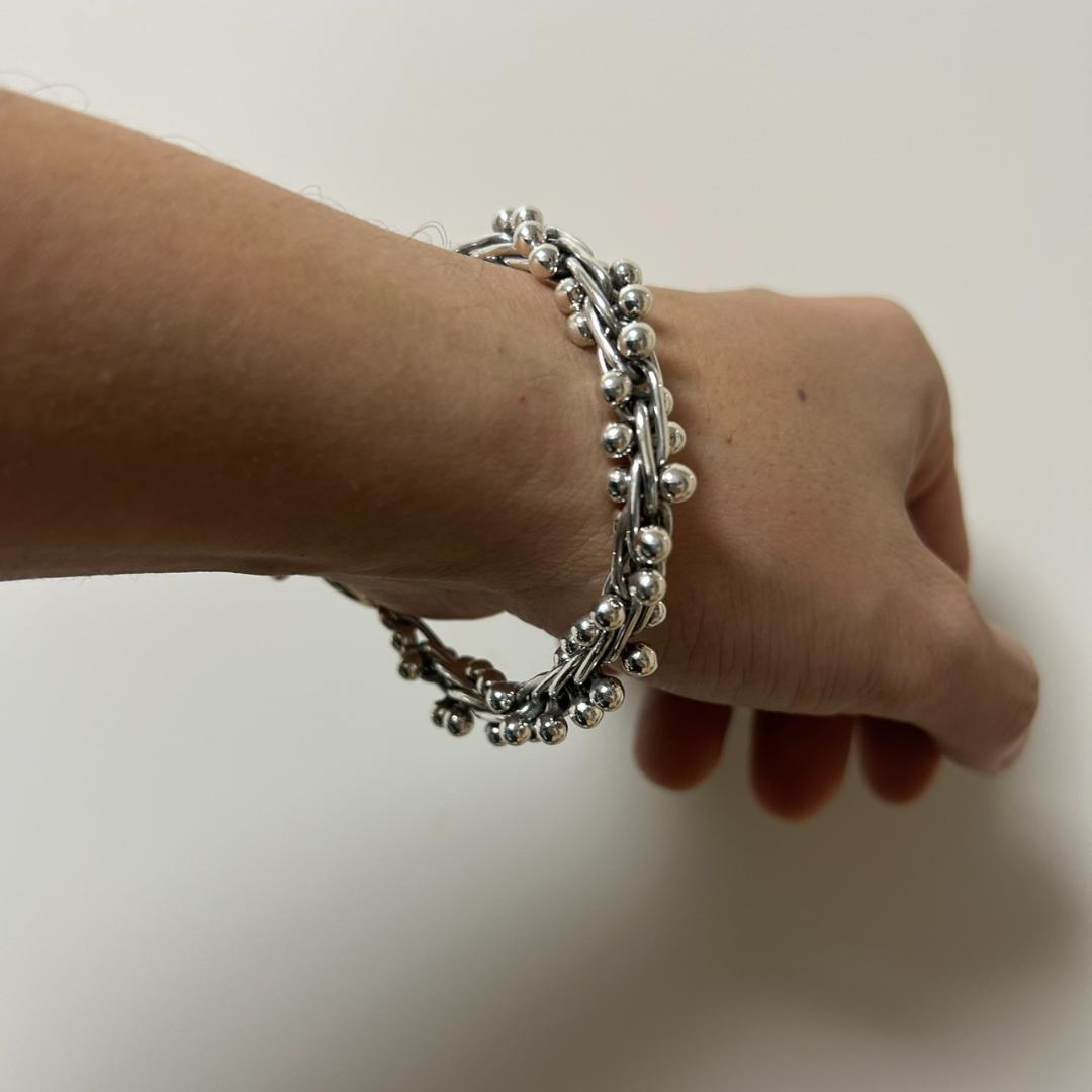 メキシコ製 MEXICO 21cm VINTAGE DNA ブレスレット 925