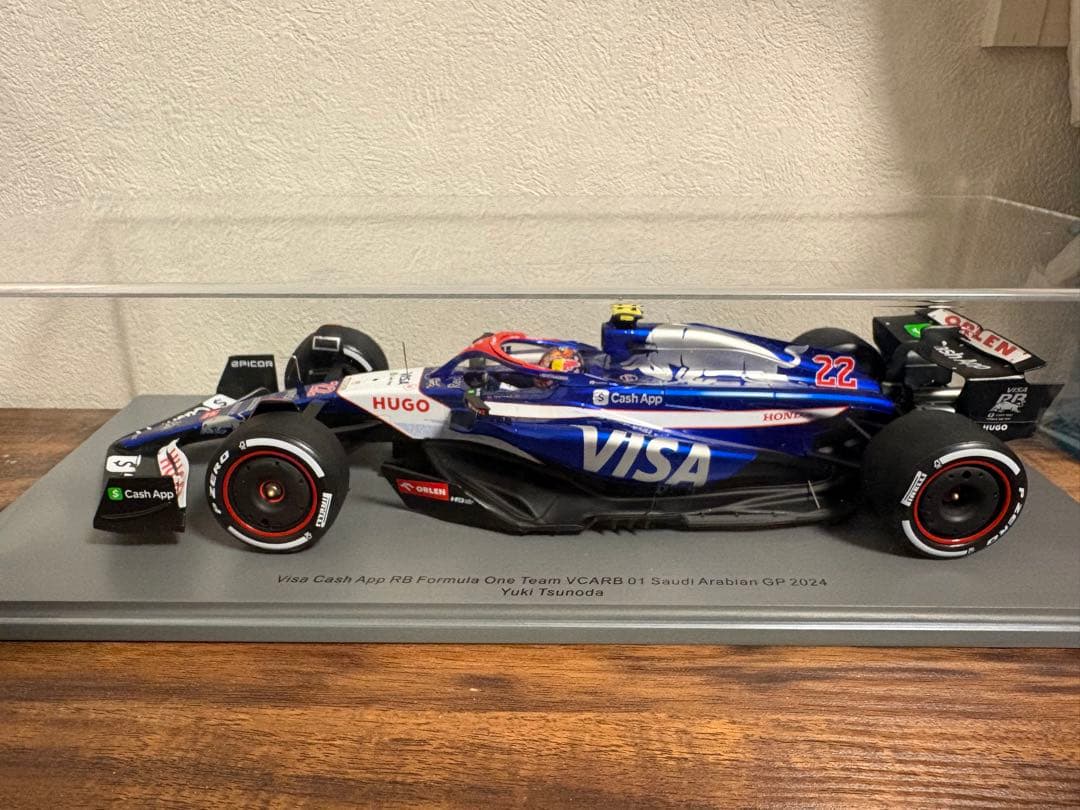 F1 ホンダ VCARB角田裕毅 2024年 サウジアラビアGP 1/18
