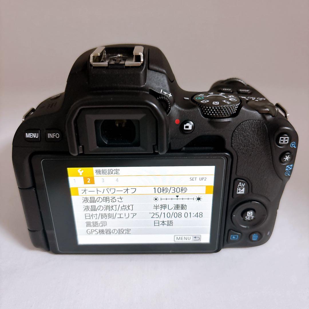 手ぶれ補正ダブルレンズ⭐️Canon EOS Kiss X9⭐️美品フルセット