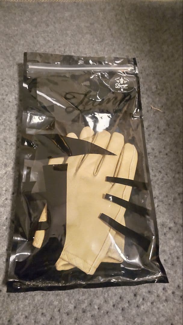 lampgloves shorty S グレージュ