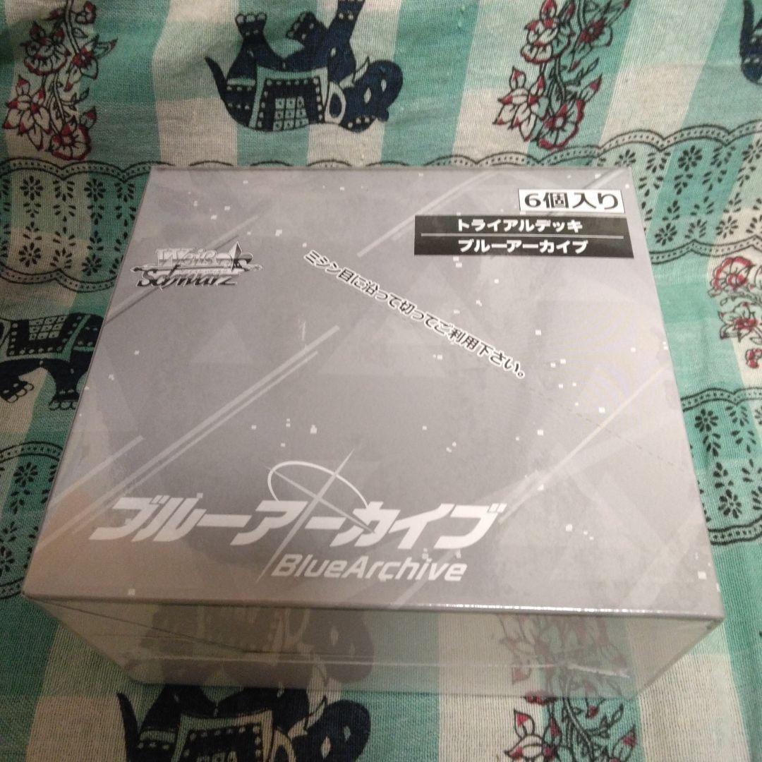 新品未開封　ヴァイスシュヴァルツ　ブルーアーカイブ トライアルデッキ初版6個入り