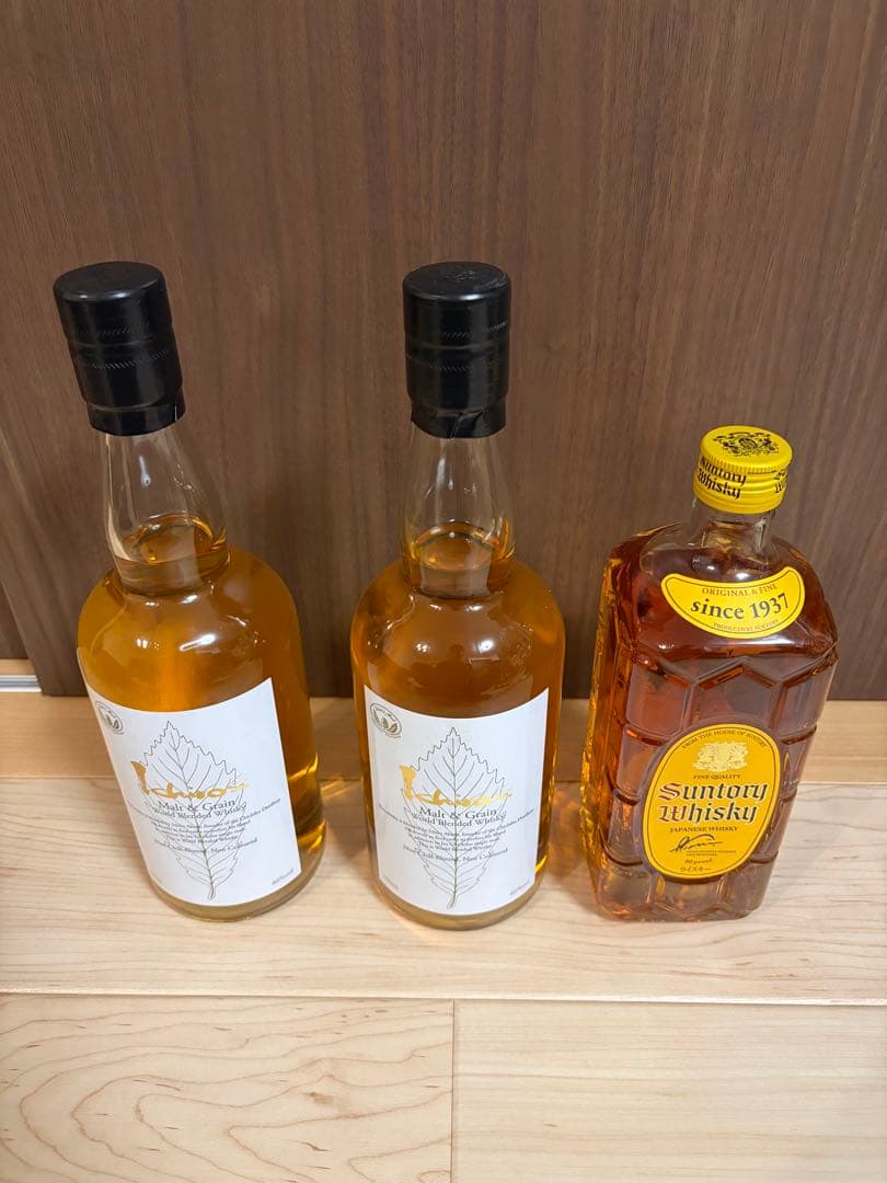 イチローズモルトホワイトラベル2本セット　角瓶おまけ